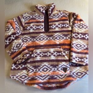 Legendary Whitetails Soft Fleece Pullover with Geometric Design, 2X, NWOT